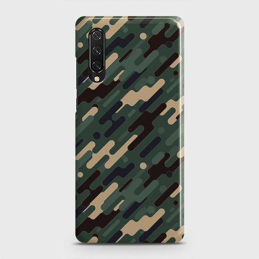Honor 9X Pro Cover - Camo Series 3 - Light Green Design - Matte Finish - Snap On Hard Case with LifeTime Colors Guarantee