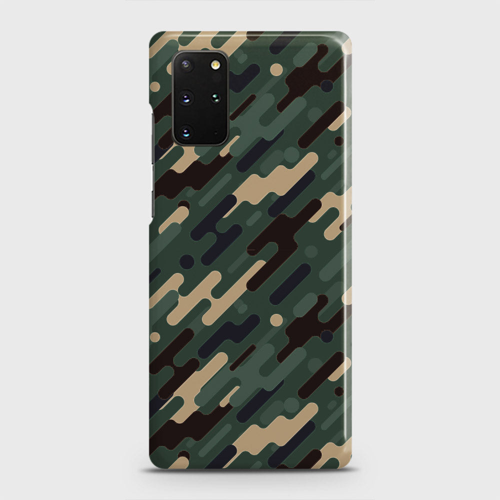 Samsung Galaxy S20 Plus Cover - Camo Series 3 - Light Green Design - Matte Finish - Snap On Hard Case with LifeTime Colors Guarantee