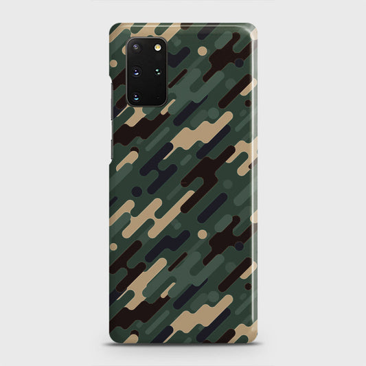 Samsung Galaxy S20 Plus Cover - Camo Series 3 - Light Green Design - Matte Finish - Snap On Hard Case with LifeTime Colors Guarantee