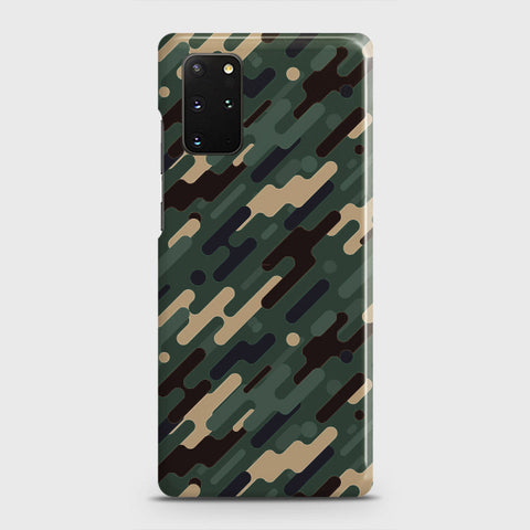 Samsung Galaxy S20 Plus Cover - Camo Series 3 - Light Green Design - Matte Finish - Snap On Hard Case with LifeTime Colors Guarantee