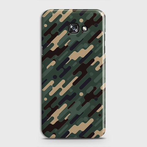 Samsung Galaxy A3 2017 Cover - Camo Series 3 - Light Green Design - Matte Finish - Snap On Hard Case with LifeTime Colors Guarantee