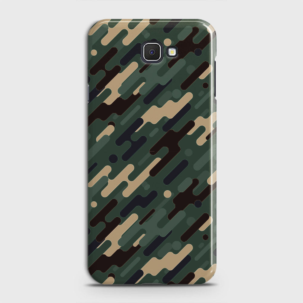 Samsung Galaxy J4 Core Cover - Camo Series 3 - Light Green Design - Matte Finish - Snap On Hard Case with LifeTime Colors Guarantee