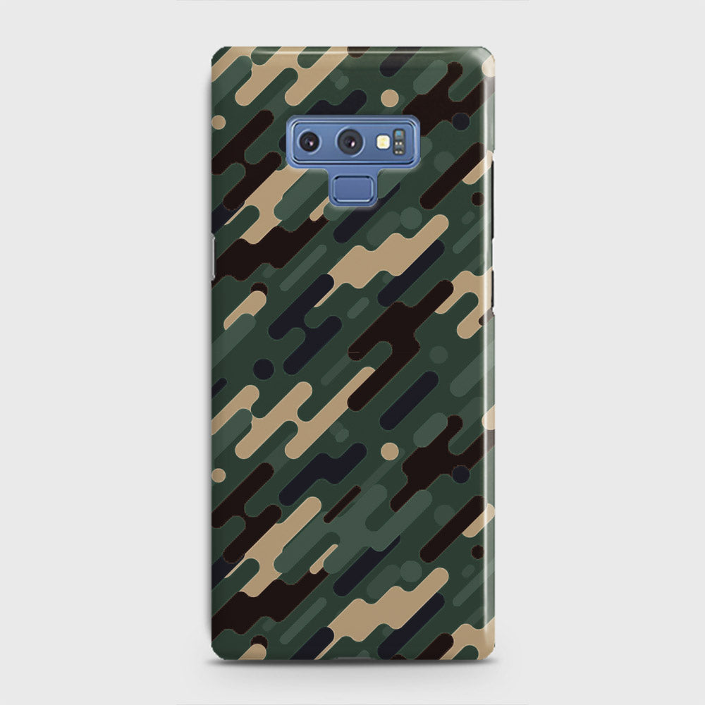 Samsung Galaxy Note 9 Cover - Camo Series 3 - Light Green Design - Matte Finish - Snap On Hard Case with LifeTime Colors Guarantee
