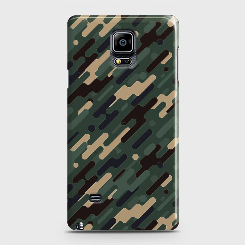 Samsung Galaxy Note Edge Cover - Camo Series 3 - Light Green Design - Matte Finish - Snap On Hard Case with LifeTime Colors Guarantee