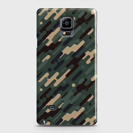 Samsung Galaxy Note Edge Cover - Camo Series 3 - Light Green Design - Matte Finish - Snap On Hard Case with LifeTime Colors Guarantee