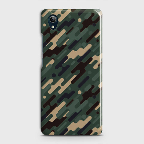 Vivo Y91C Cover - Camo Series 3 - Light Green Design - Matte Finish - Snap On Hard Case with LifeTime Colors Guarantee