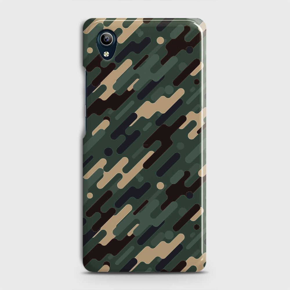 Vivo Y90 Cover - Camo Series 3 - Light Green Design - Matte Finish - Snap On Hard Case with LifeTime Colors Guarantee