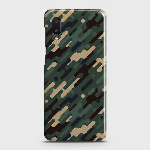 Samsung Galaxy A02 Cover - Camo Series 3 - Light Green Design - Matte Finish - Snap On Hard Case with LifeTime Colors Guarantee