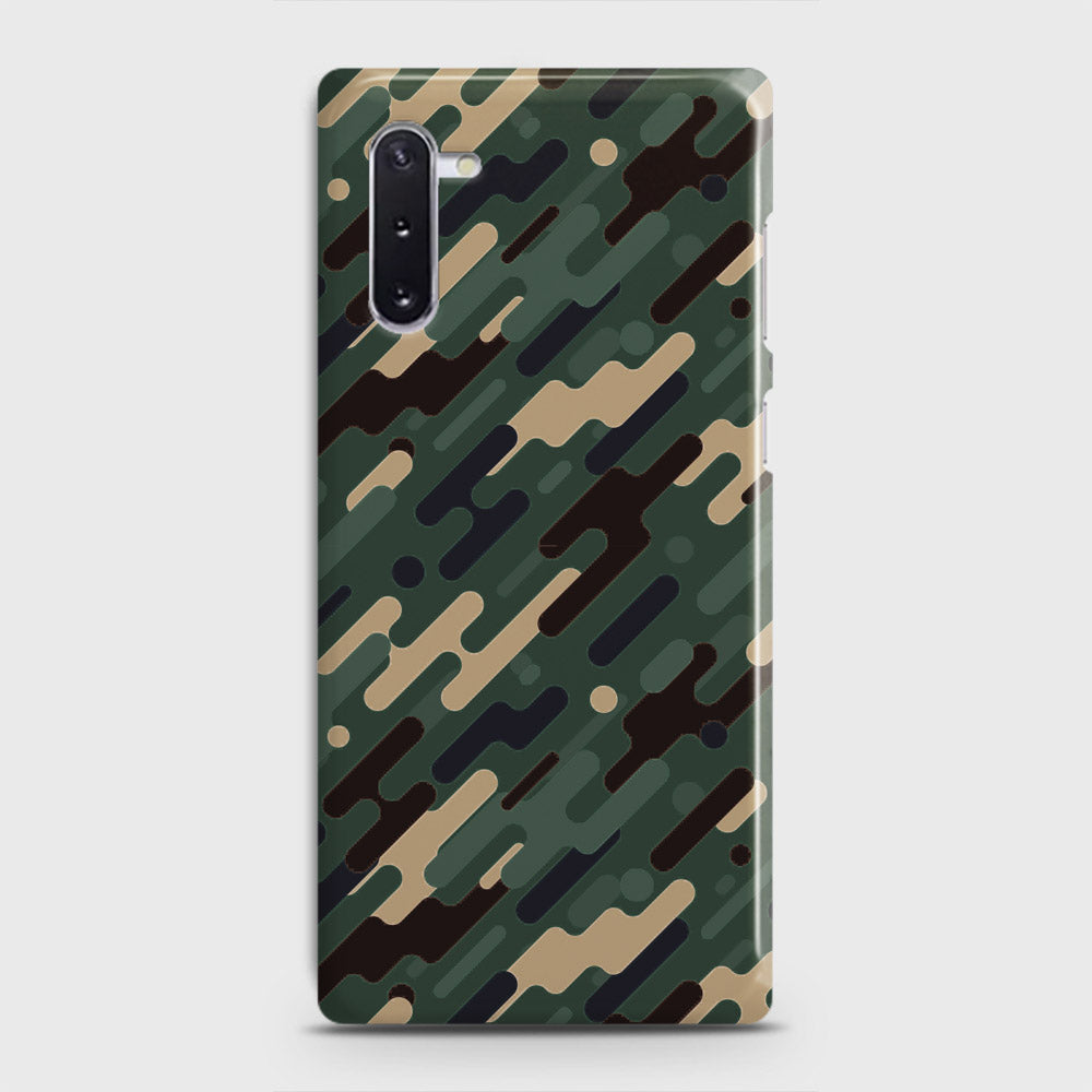 Samsung Galaxy Note 10 Cover - Camo Series 3 - Light Green Design - Matte Finish - Snap On Hard Case with LifeTime Colors Guarantee