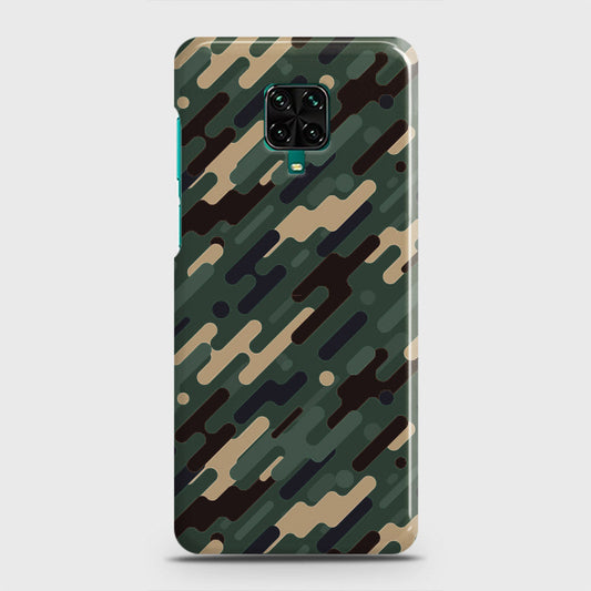 Xiaomi Redmi Note 9 Pro Cover - Camo Series 3 - Light Green Design - Matte Finish - Snap On Hard Case with LifeTime Colors Guarantee