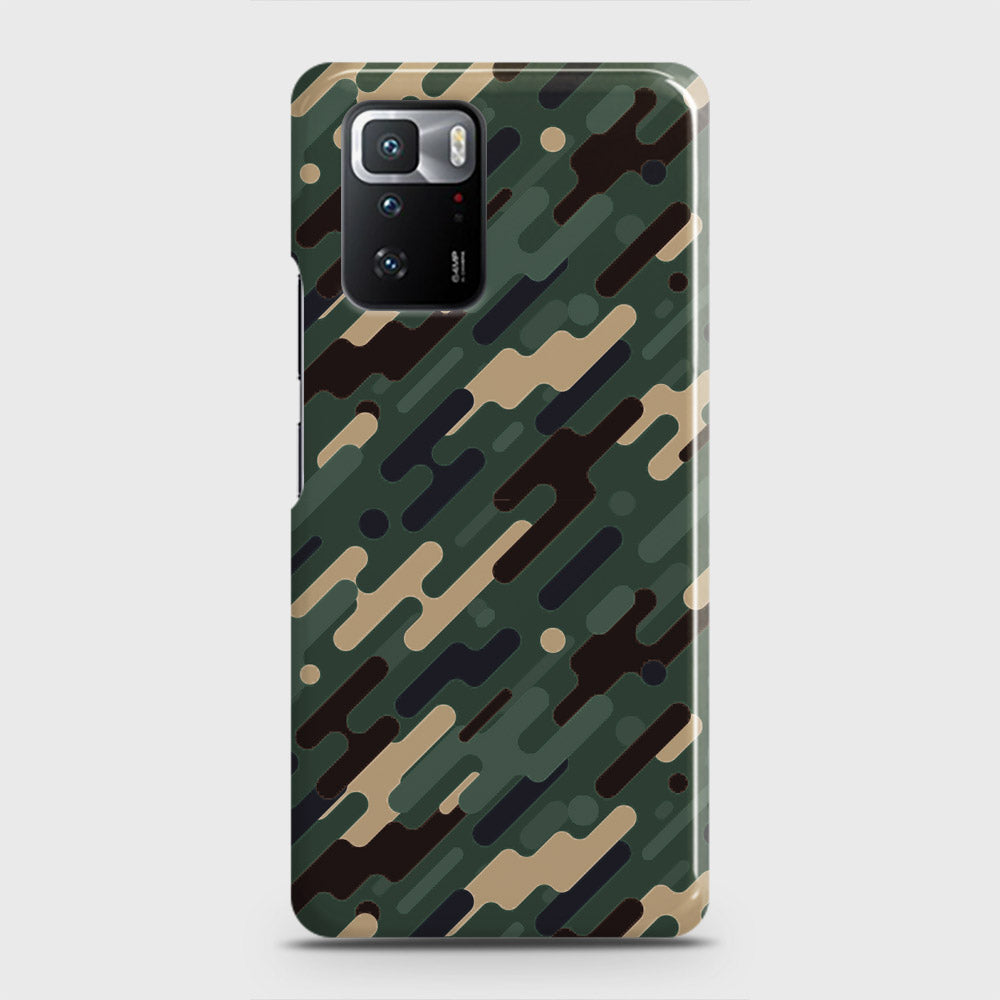 Xiaomi Poco X3 GT Cover - Camo Series 3 - Light Green Design - Matte Finish - Snap On Hard Case with LifeTime Colors Guarantee