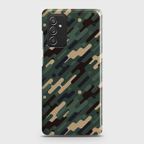 Samsung Galaxy M52 5G Cover - Camo Series 3 - Light Green Design - Matte Finish - Snap On Hard Case with LifeTime Colors Guarantee