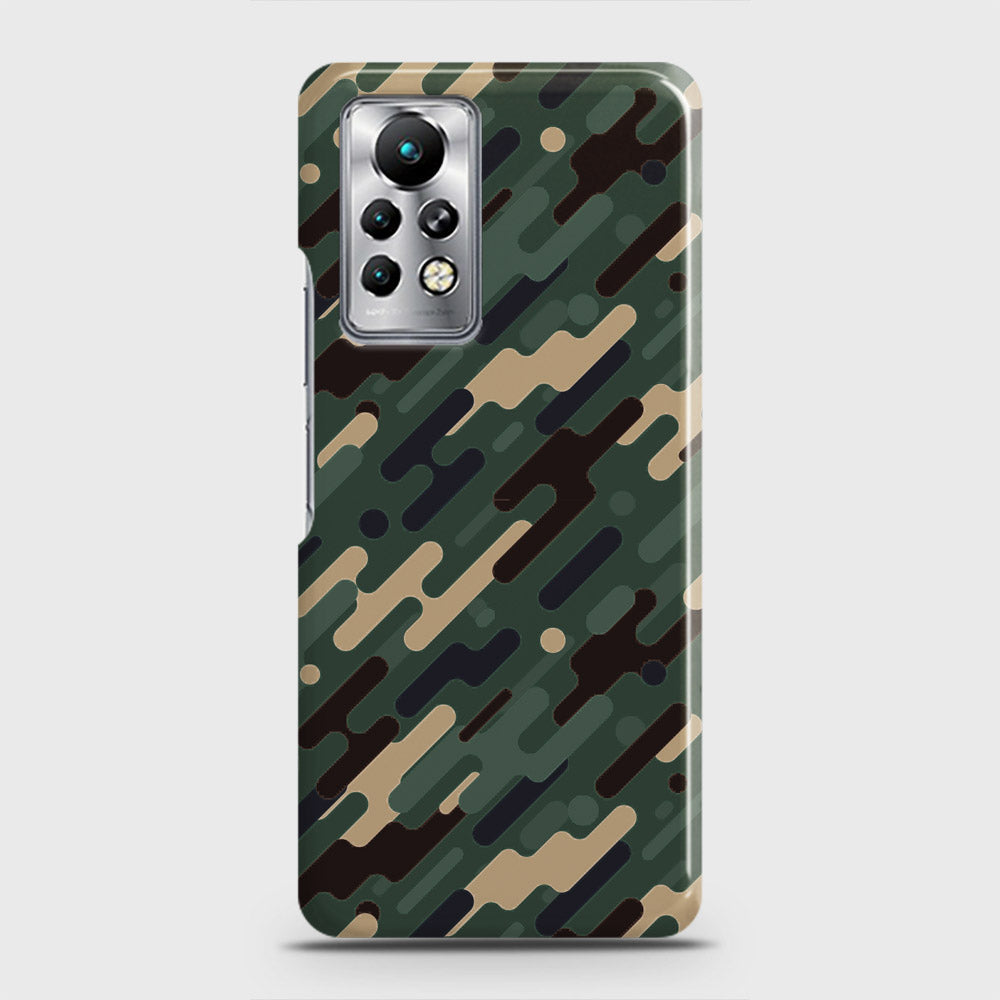 Infinix Note 11 Pro Cover - Camo Series 3 - Light Green Design - Matte Finish - Snap On Hard Case with LifeTime Colors Guarantee