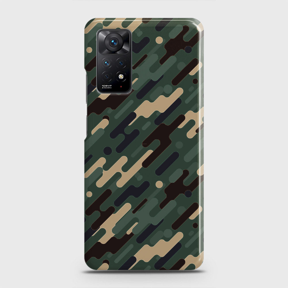 Xiaomi Redmi Note 11 Pro Cover - Camo Series 3 - Light Green Design - Matte Finish - Snap On Hard Case with LifeTime Colors Guarantee