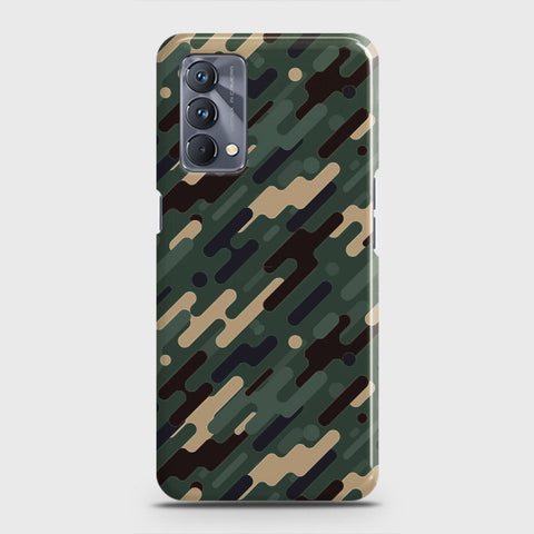 Realme GT Master Cover - Camo Series 3 - Light Green Design - Matte Finish - Snap On Hard Case with LifeTime Colors Guarantee