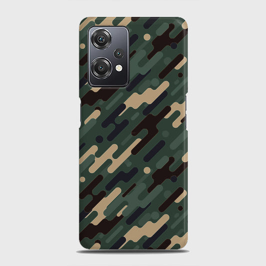 OnePlus Nord CE 2 Lite 5G Cover - Camo Series 3 - Light Green Design - Matte Finish - Snap On Hard Case with LifeTime Colors Guarantee