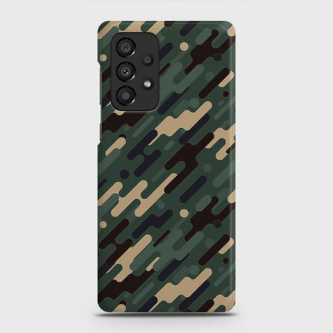 Samsung Galaxy A33 5G Cover - Camo Series 3 - Light Green Design - Matte Finish - Snap On Hard Case with LifeTime Colors Guarantee