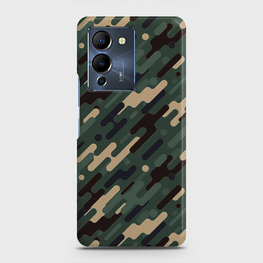 Infinix Note 12 G96 Cover - Camo Series 3 - Light Green Design - Matte Finish - Snap On Hard Case with LifeTime Colors Guarantee