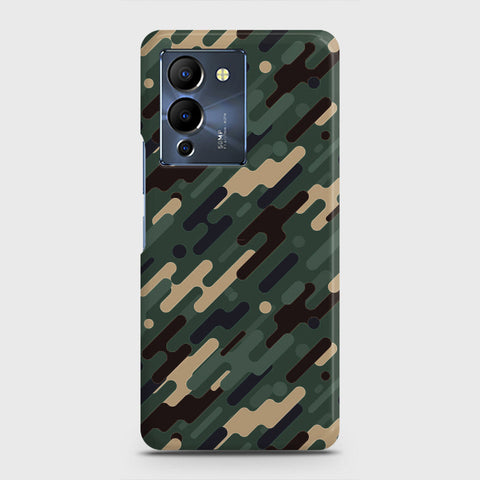 Infinix Note 12 G96 Cover - Camo Series 3 - Light Green Design - Matte Finish - Snap On Hard Case with LifeTime Colors Guarantee