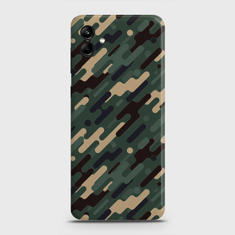 Samsung Galaxy A04 Cover - Camo Series 3 - Light Green Design - Matte Finish - Snap On Hard Case with LifeTime Colors Guarantee