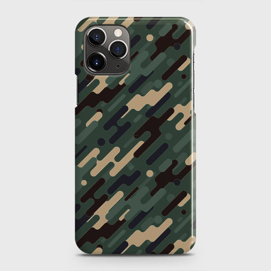 iPhone 11 Pro Cover - Camo Series 3 - Light Green Design - Matte Finish - Snap On Hard Case with LifeTime Colors Guarantee