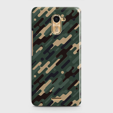 Infinix Hot 4 / Hot 4 Pro  Cover - Camo Series 3 - Light Green Design - Matte Finish - Snap On Hard Case with LifeTime Colors Guarantee