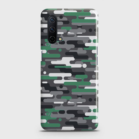 OnePlus Nord CE 5G  Cover - Camo Series 2 - Green & Grey Design - Matte Finish - Snap On Hard Case with LifeTime Colors Guarantee
