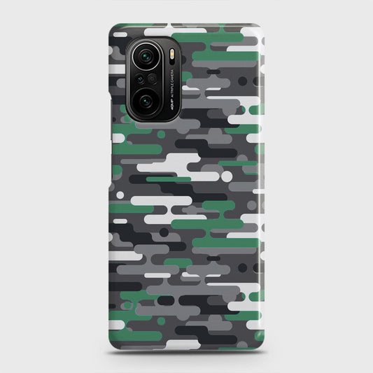Xiaomi Mi 11X Pro Cover - Camo Series 2 - Green & Grey Design - Matte Finish - Snap On Hard Case with LifeTime Colors Guarantee