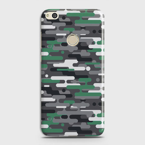 Huawei Nova Lite Cover - Camo Series 2 - Green & Grey Design - Matte Finish - Snap On Hard Case with LifeTime Colors Guarantee