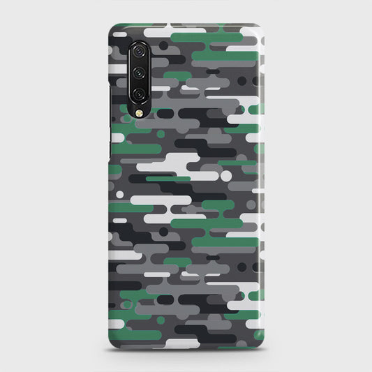 Honor 9X Pro Cover - Camo Series 2 - Green & Grey Design - Matte Finish - Snap On Hard Case with LifeTime Colors Guarantee