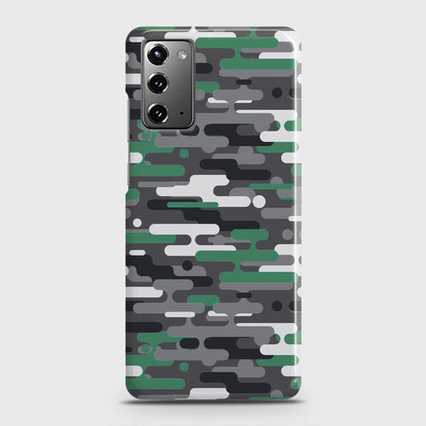 Samsung Galaxy Note 20 Cover - Camo Series 2 - Green & Grey Design - Matte Finish - Snap On Hard Case with LifeTime Colors Guarantee