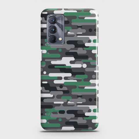 Realme GT Master Cover - Camo Series 2 - Green & Grey Design - Matte Finish - Snap On Hard Case with LifeTime Colors Guarantee