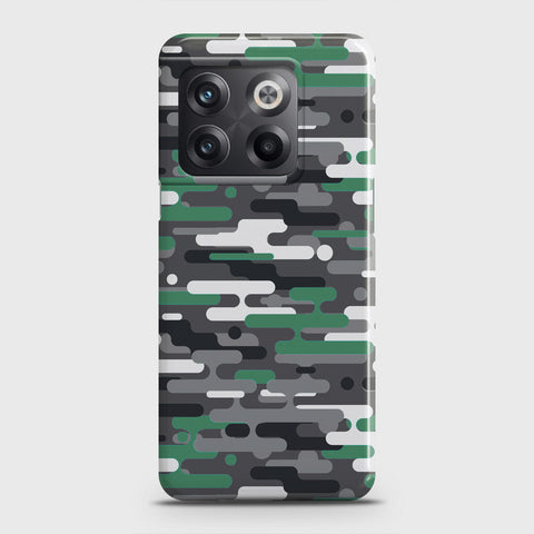 OnePlus Ace Pro Cover - Camo Series 2 - Green & Grey Design - Matte Finish - Snap On Hard Case with LifeTime Colors Guarantee
