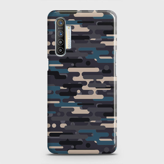 Realme XT Cover - Camo Series 2 - Green & Grey Design - Matte Finish - Snap On Hard Case with LifeTime Colors Guarantee