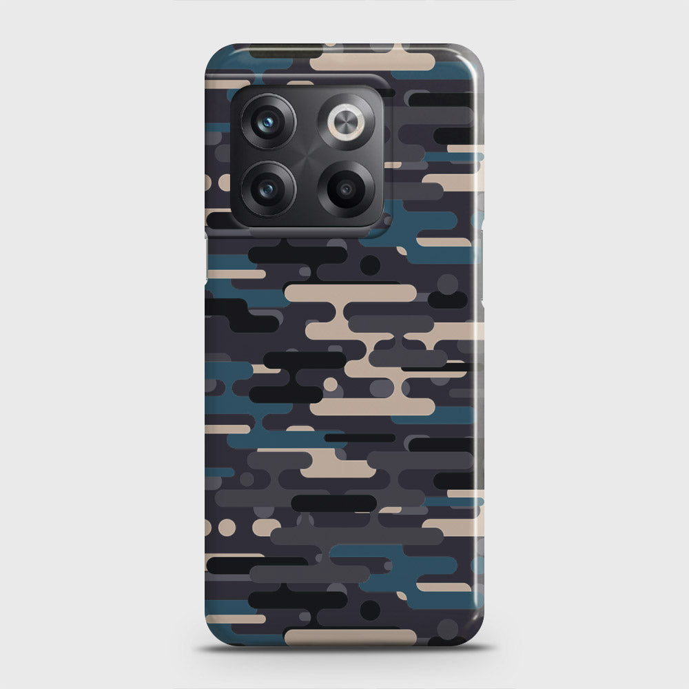 OnePlus Ace Pro Cover - Camo Series 2 - Blue & Grey Design - Matte Finish - Snap On Hard Case with LifeTime Colors Guarantee