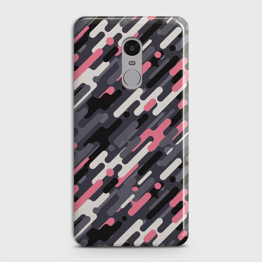 Xiaomi Redmi Note 4 / 4X Cover - Camo Series 3 - Pink & Grey Design - Matte Finish - Snap On Hard Case with LifeTime Colors Guarantee