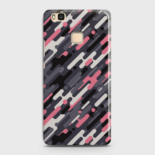 Huawei P9 Lite Cover - Camo Series 3 - Pink & Grey Design - Matte Finish - Snap On Hard Case with LifeTime Colors Guarantee