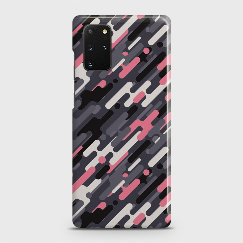 Samsung Galaxy S20 Plus Cover - Camo Series 3 - Pink & Grey Design - Matte Finish - Snap On Hard Case with LifeTime Colors Guarantee