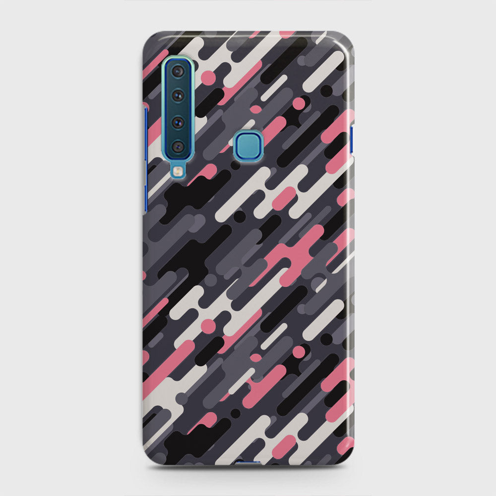 Samsung Galaxy A9 Star Pro Cover - Camo Series 3 - Pink & Grey Design - Matte Finish - Snap On Hard Case with LifeTime Colors Guarantee