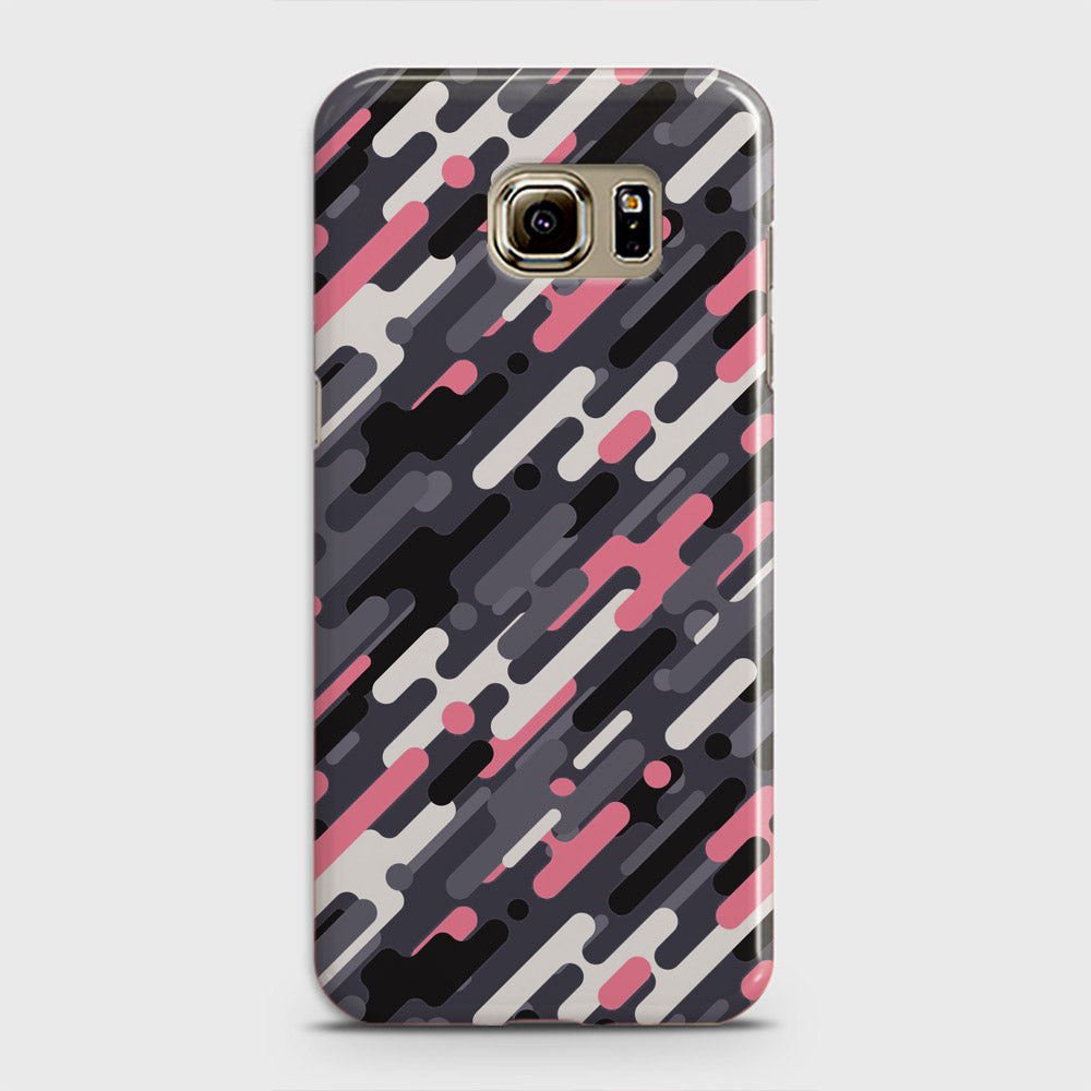 Samsung Galaxy Note 5 Cover - Camo Series 3 - Pink & Grey Design - Matte Finish - Snap On Hard Case with LifeTime Colors Guarantee