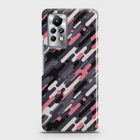 Infinix Note 11 Pro Cover - Camo Series 3 - Pink & Grey Design - Matte Finish - Snap On Hard Case with LifeTime Colors Guarantee