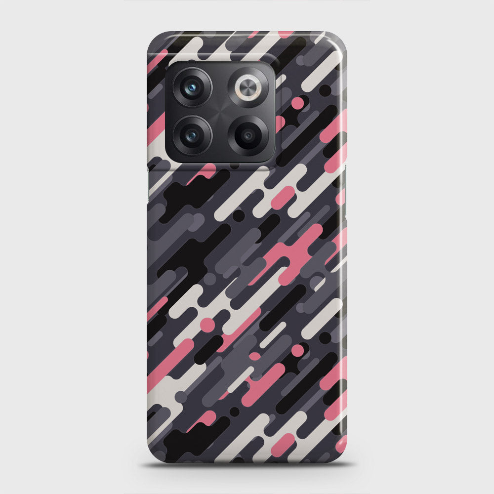 OnePlus Ace Pro Cover - Camo Series 3 - Pink & Grey Design - Matte Finish - Snap On Hard Case with LifeTime Colors Guarantee