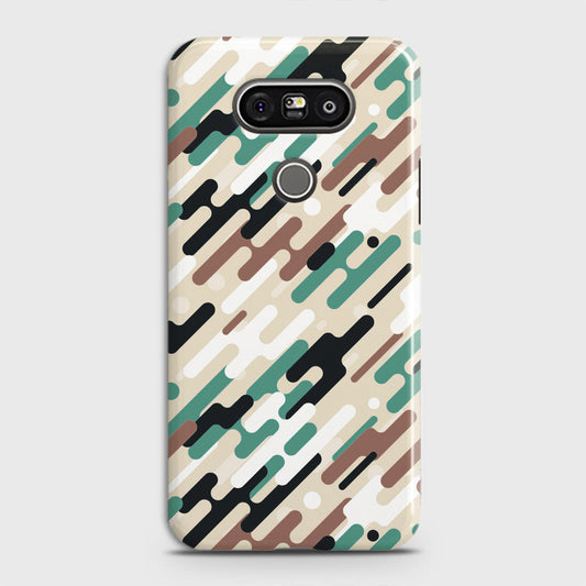 LG G5 Cover - Camo Series 3 - Black & Brown Design - Matte Finish - Snap On Hard Case with LifeTime Colors Guarantee