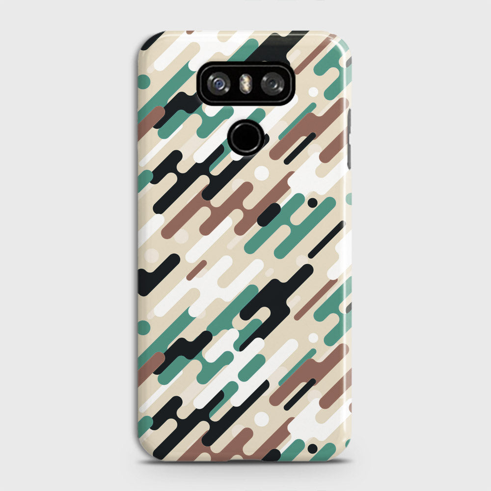 LG G6 Cover - Camo Series 3 - Black & Brown Design - Matte Finish - Snap On Hard Case with LifeTime Colors Guarantee