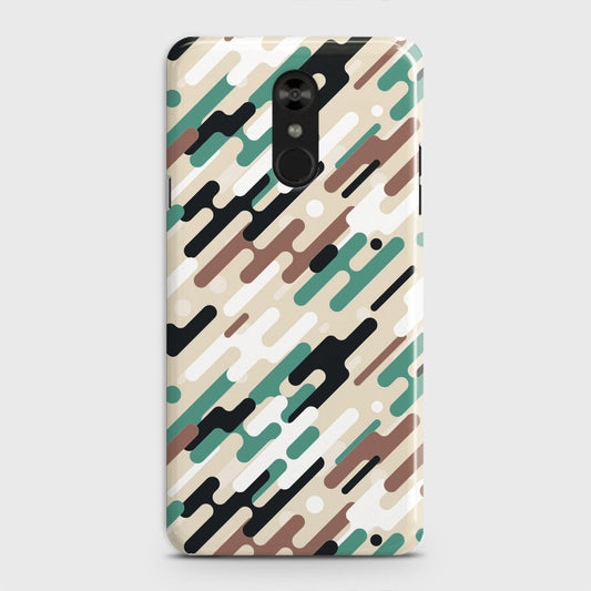 LG Stylo 4 Cover - Camo Series 3 - Black & Brown Design - Matte Finish - Snap On Hard Case with LifeTime Colors Guarantee