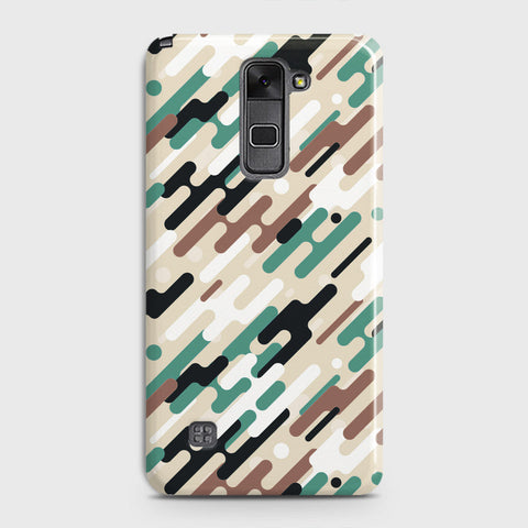 LG Stylus 2 / Stylus 2 Plus / Stylo 2 / Stylo 2 Plus Cover - Camo Series 3 - Black & Brown Design - Matte Finish - Snap On Hard Case with LifeTime Colors Guarantee