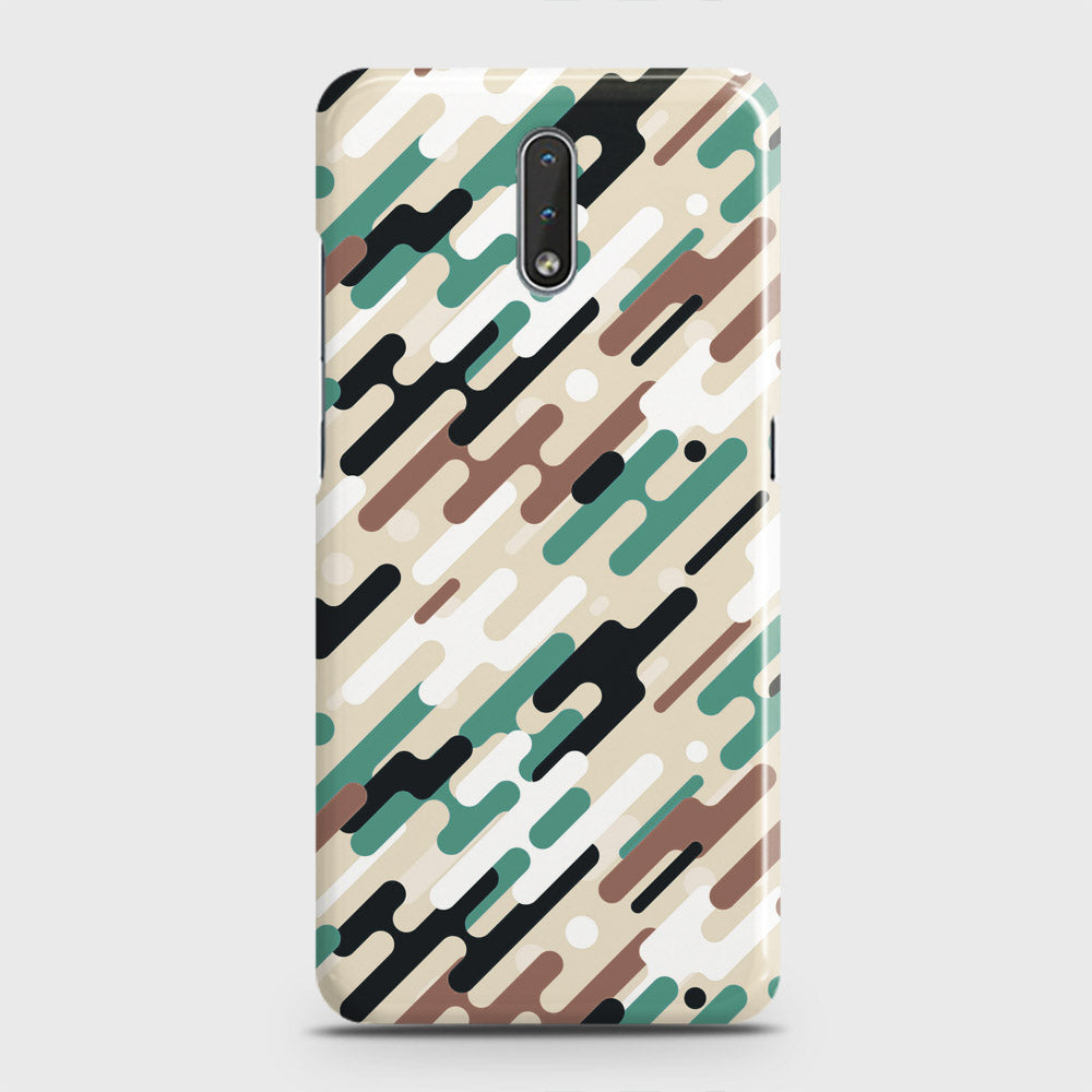 Nokia 2.3 Cover - Camo Series 3 - Black & Brown Design - Matte Finish - Snap On Hard Case with LifeTime Colors Guarantee