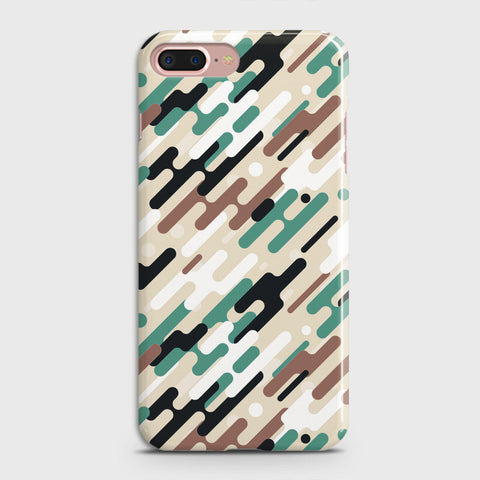 iPhone 8 Plus Cover - Camo Series 3 - Black & Brown Design - Matte Finish - Snap On Hard Case with LifeTime Colors Guarantee