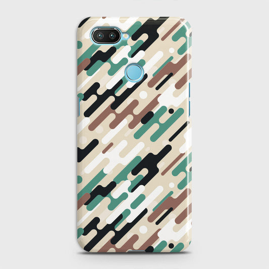Oppo A5 with Sensor Cut Cover - Camo Series 3 - Black & Brown Design - Matte Finish - Snap On Hard Case with LifeTime Colors Guarantee