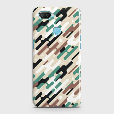 Oppo A5 with Sensor Cut Cover - Camo Series 3 - Black & Brown Design - Matte Finish - Snap On Hard Case with LifeTime Colors Guarantee